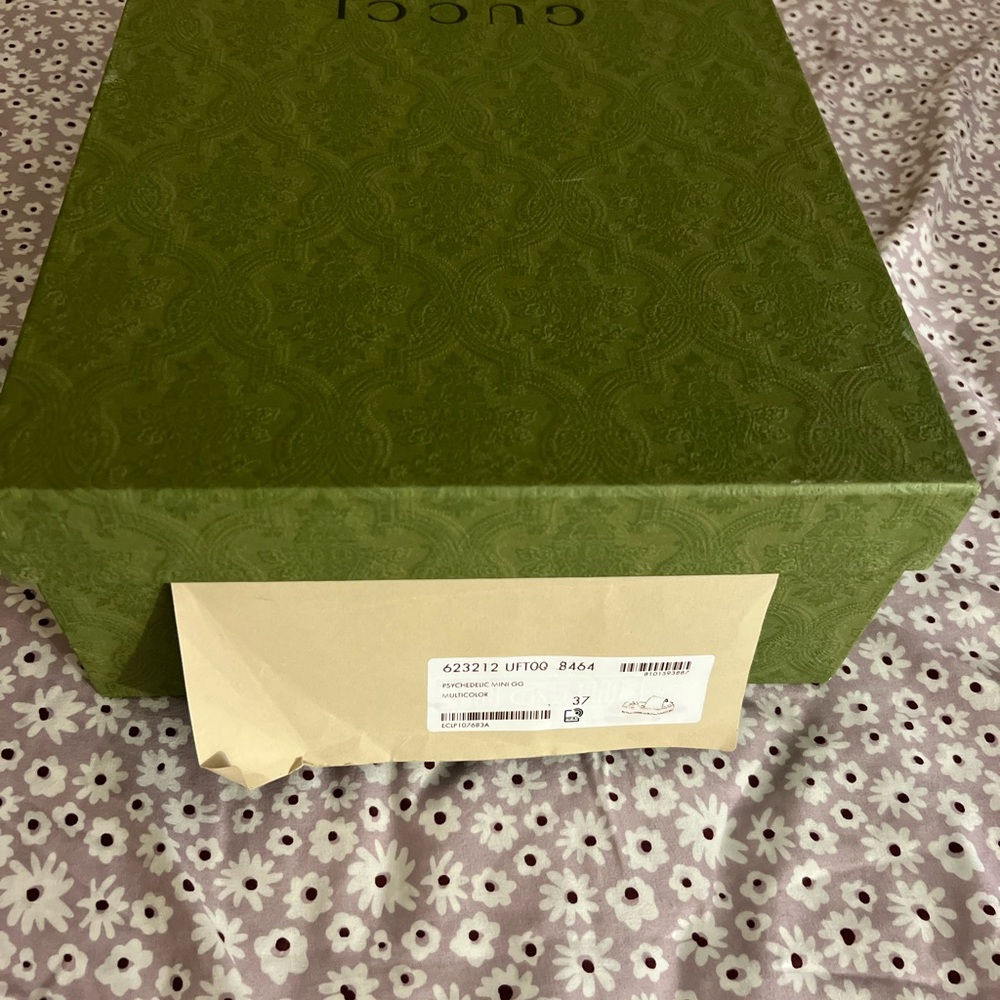 Gucci multi color sandal